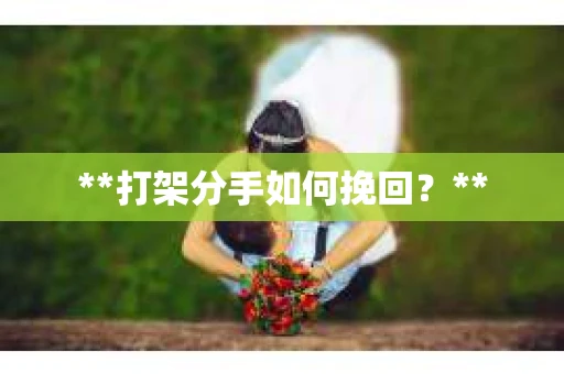 **打架分手如何挽回？**
