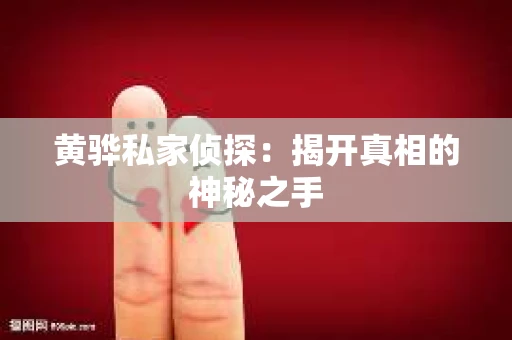 黄骅私家侦探：揭开真相的神秘之手