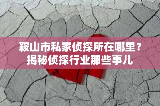 鞍山市私家侦探所在哪里？揭秘侦探行业那些事儿