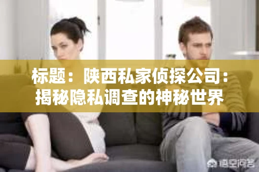 标题：陕西私家侦探公司：揭秘隐私调查的神秘世界