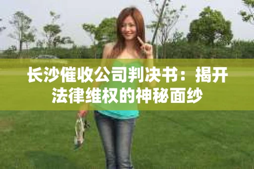 长沙催收公司判决书：揭开法律维权的神秘面纱