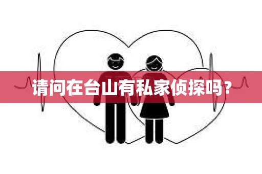 请问在台山有私家侦探吗？