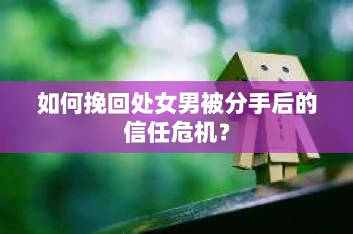 如何挽回处女男被分手后的信任危机？