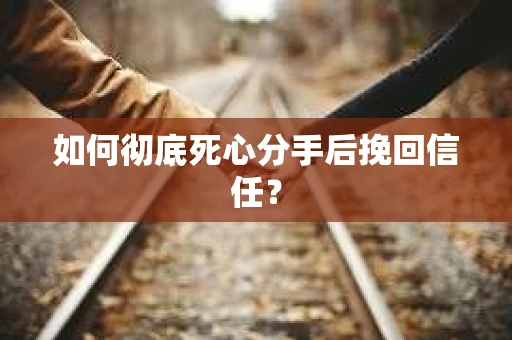 如何彻底死心分手后挽回信任？
