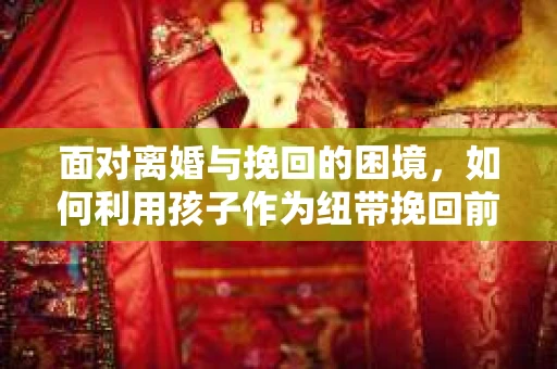 面对离婚与挽回的困境，如何利用孩子作为纽带挽回前夫的技巧？